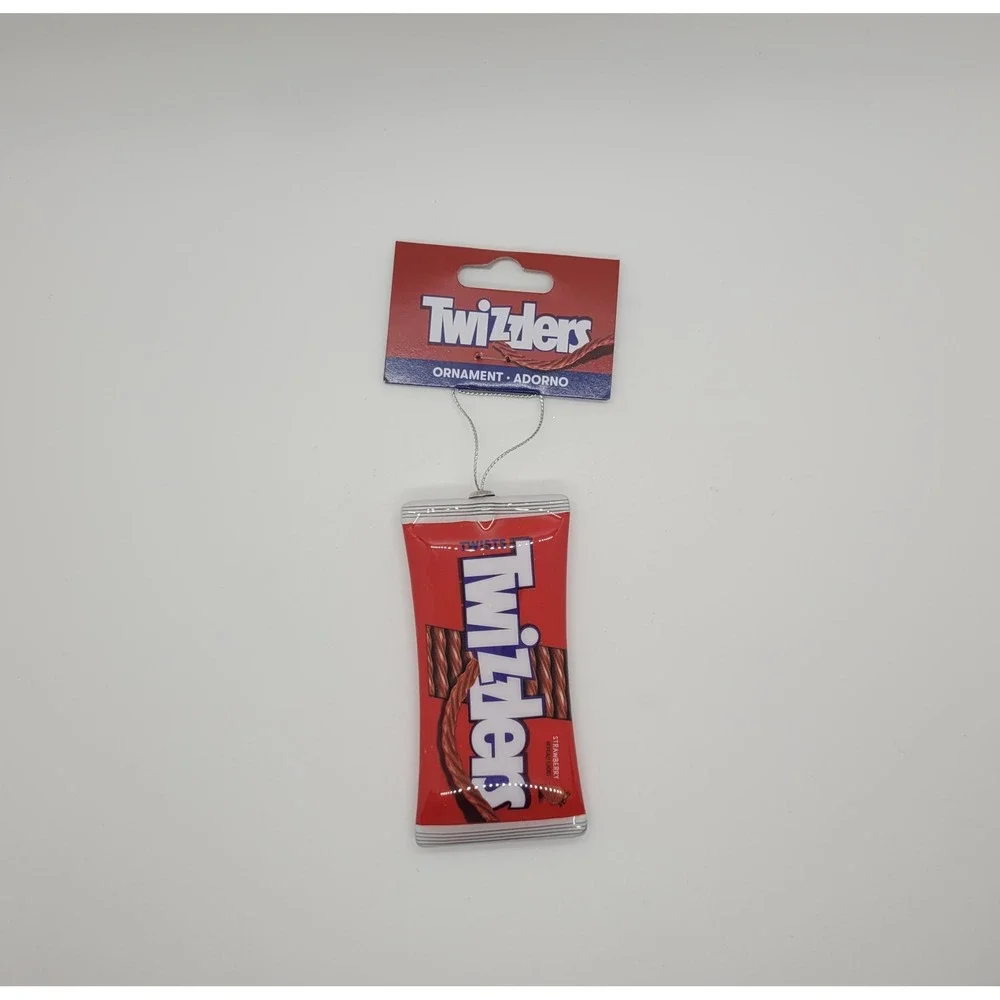 Twizzlers Decoupage Christmas Ornament, Yellow, Plastic, by‎ Ruz